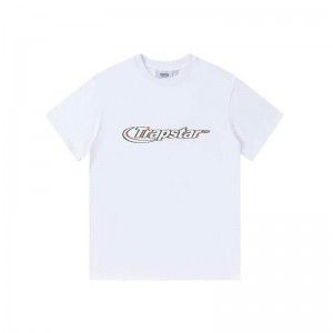 Camiseta Trapstar Ghost Letter Logo Print Hombre Blancas España | HX60-672