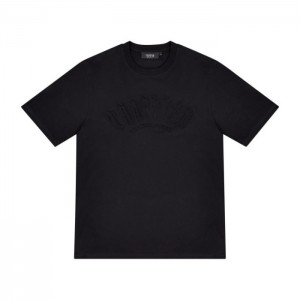 Camiseta Trapstar Irongate Arch Embossed Tee Hombre Negras España | QM92-918