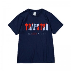 Camiseta Trapstar It's a Secret Corta Sleeve Hombre Azules España | RH60-177