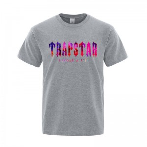 Camiseta Trapstar London Sunset It's a Secret Hombre Gris España | AB36-253