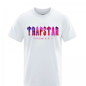 Camiseta Trapstar London Sunset It's a Secret Hombre Blancas España | WF02-421