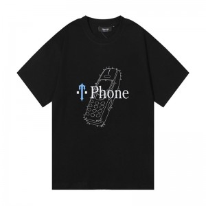 Camiseta Trapstar Paint Splatter Phone Hombre Negras España | LL57-463