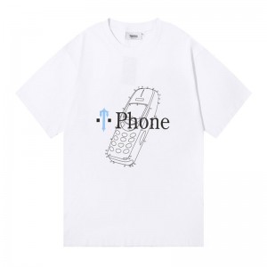 Camiseta Trapstar Paint Splatter Phone Hombre Blancas España | CF32-042