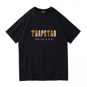 Camiseta Trapstar Shinning Galaxy its a Secret Hombre Negras España | ZF75-449