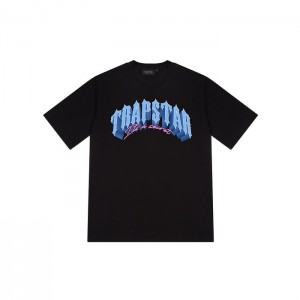 Camiseta Trapstar Trap City Tee Hombre Negras España | XQ40-815