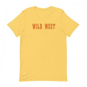 Camiseta Trapstar Wild West Hombre Amarillo España | CF33-981