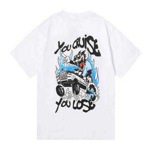 Camiseta Trapstar You Cruise You Lose Tee Hombre Blancas España | NT74-195