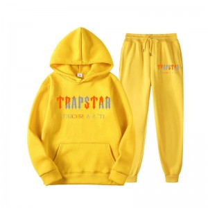 Chándal Trapstar Fleece It's Secret Hombre Amarillo España | XJ80-399