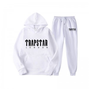 Chándal Trapstar Fleece London Hombre Blancas España | SW11-087