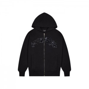 Chándal Trapstar Wildcard Chenille Zip Hoodie Hombre Negras España | BS19-750