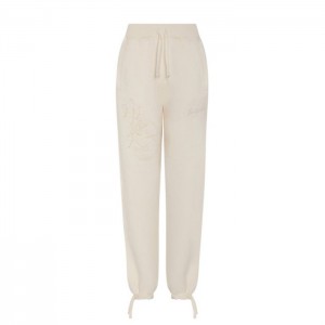 Pantalon Jogger Trapstar TS-Star Drawcord Hem Mujer Blancas España | WJ11-525