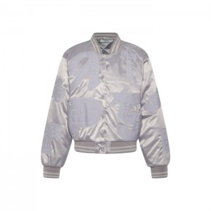 Ropa De Abrigo Trapstar Wildcard Stadium Jacket Hombre Plateadas España | TG51-865