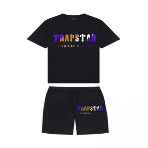 Short Trapstar Irongate Arch Chenille Set Hombre Negras España | YP80-254