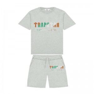 Short Trapstar Irongate Arch Chenille Set Hombre Gris España | JC99-161