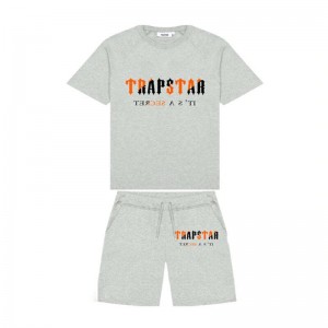 Short Trapstar It's A Secret Set Hombre Gris España | WC89-623