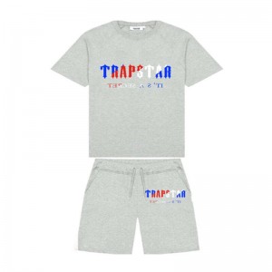 Short Trapstar It's A Secret Set Hombre Gris España | BS30-513