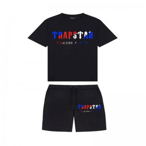 Short Trapstar It's A Secret Set Hombre Negras España | YC99-036