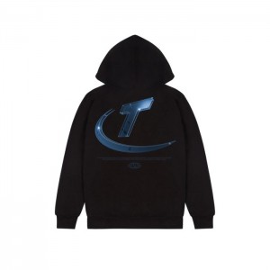 Sudadera con Capucha Trapstar Hyperdrive High Density Hombre Negras España | OA87-014