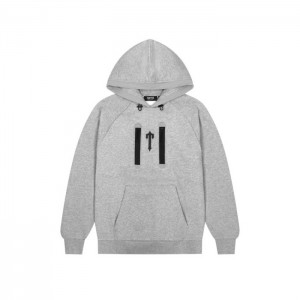 Sudadera con Capucha Trapstar Irongate T Trap Fleece Hombre Gris España | AC37-610