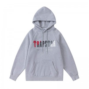 Sudadera con Capucha Trapstar Its a Secret Hombre Gris España | MO17-148