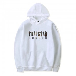 Sudadera con Capucha Trapstar London City Hombre Blancas España | IH02-373