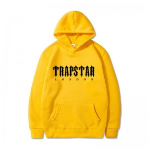 Sudadera con Capucha Trapstar London City Hombre Amarillo España | LR26-345