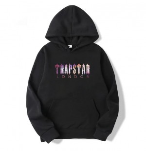 Sudadera con Capucha Trapstar London Galaxy Hombre Negras España | KU47-491