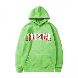 Sudadera con Capucha Trapstar Long Sleeve Hombre Verde España | AG91-814