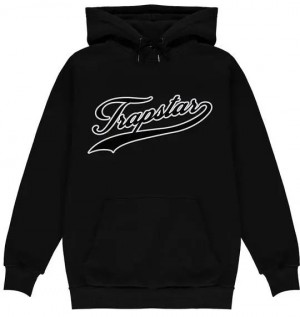 Sudadera con Capucha Trapstar Strike Hombre Negras España | EI99-163