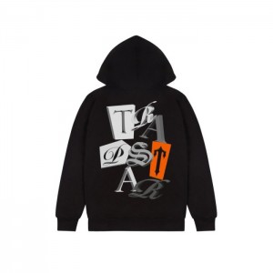 Sudadera con Capucha Trapstar TS Script 3D Edition Hombre Negras España | WN91-084