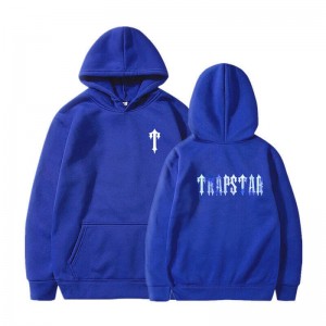 Sudadera con Capucha Trapstar T Pattern Hombre Azules España | OQ52-662