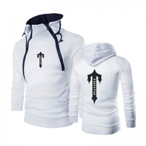 Sudadera con Capucha Trapstar Zip Up Hombre Blancas España | VN47-688