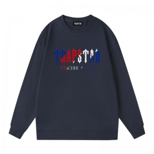 Sudaderas Trapstar Crewneck It’s A Secret Galaxy Hombre NavyBlue España | JX91-384