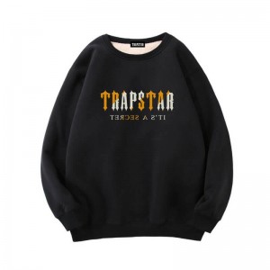 Sudaderas Trapstar Fleece It's a Secret Hombre Negras España | ZR96-974