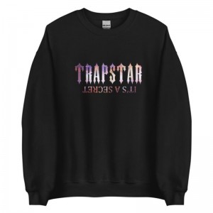 Sudaderas Trapstar It’s A Secret Funny Galaxy Hombre Negras España | YZ33-119