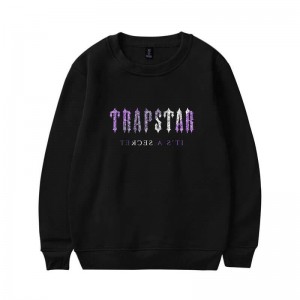 Sudaderas Trapstar It's a Secret Shining Galaxy Hombre Negras España | AP48-541