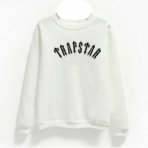 Sudaderas Trapstar Logo Hombre Blancas España | VZ81-596