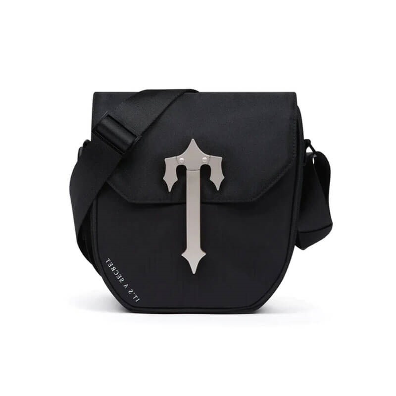 Bolsas Trapstar Messenger Hombre Negras España | ZY50-126