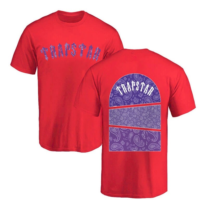 Camiseta Trapstar Football Top Hombre Rojas España | DJ47-174