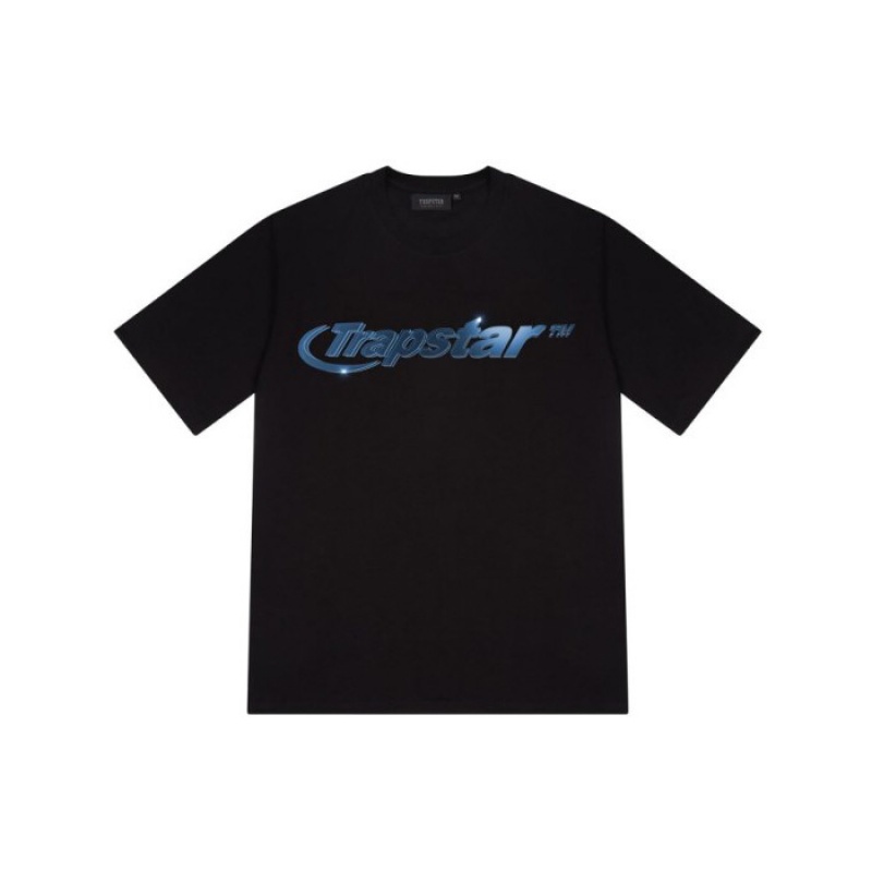 Camiseta Trapstar Hyperdrive High Density Tee Hombre Negras España | MH69-427