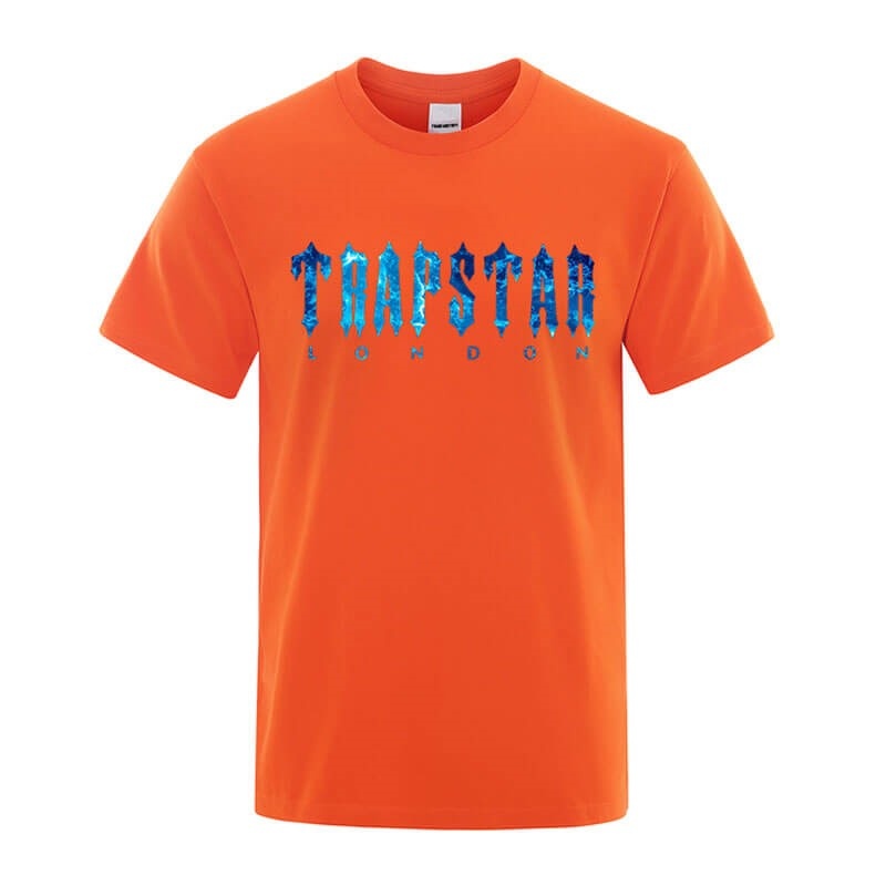 Camiseta Trapstar London Chenille Tee Hombre Naranjas España | PO78-917