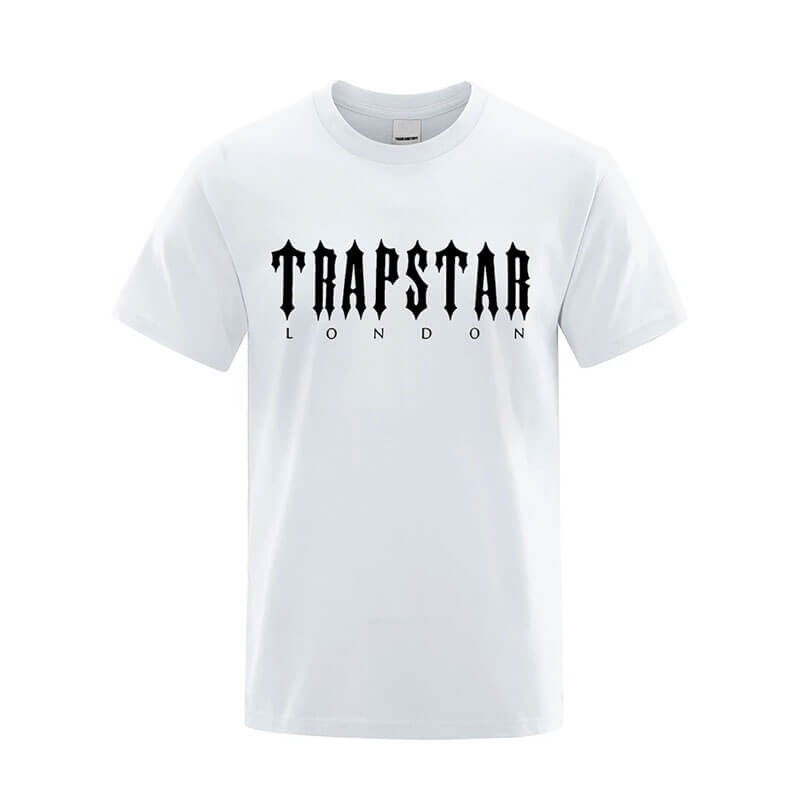 Camiseta Trapstar London Letter Printed Hombre Blancas España | SS28-682