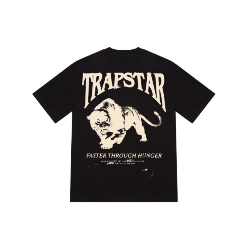 Camiseta Trapstar Panthera Tee Hombre Negras España | BZ64-453