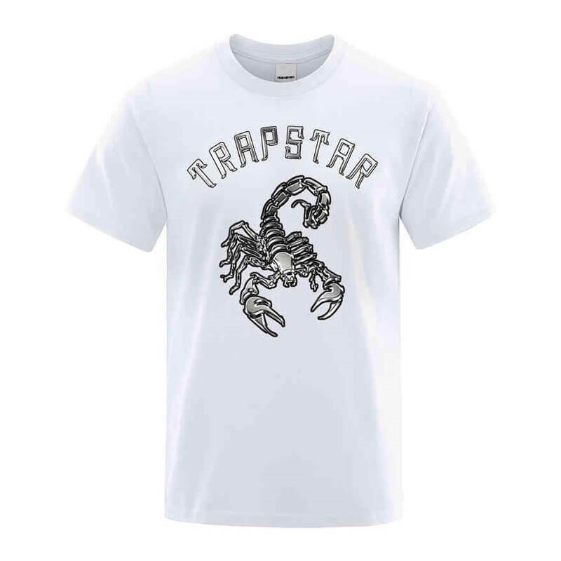 Camiseta Trapstar Spider Printed Estampadas Tee Hombre Blancas España | LZ76-918