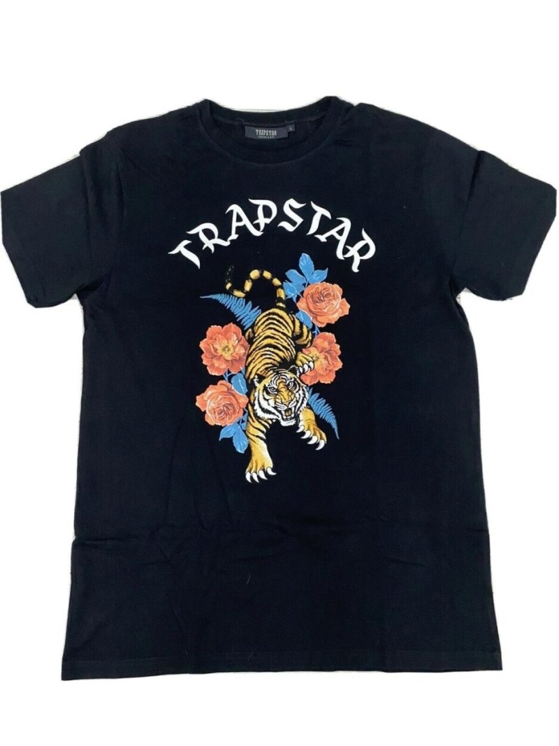 Camiseta Trapstar Tiger T- Shirt Hombre Negras España | RM85-519