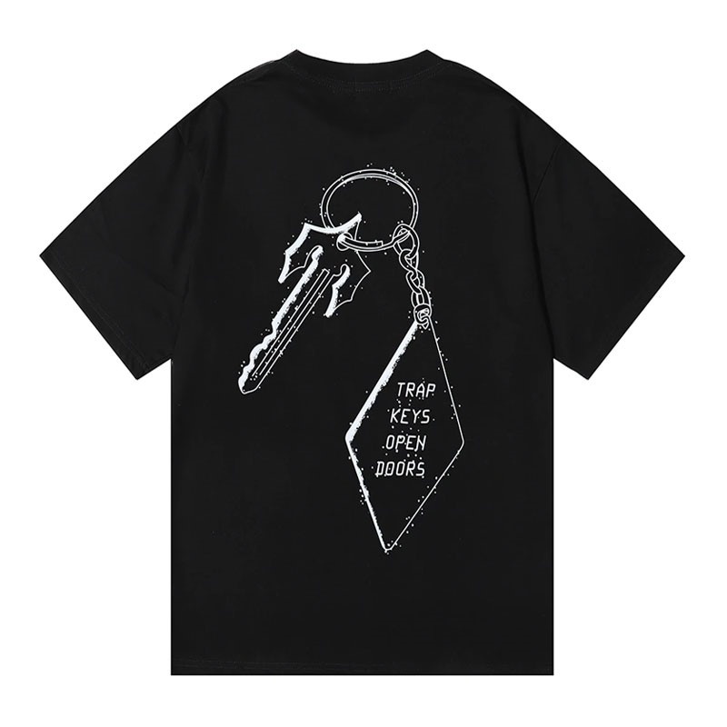 Camiseta Trapstar Trap Star Keys Open Doors Hombre Negras España | ZX94-303