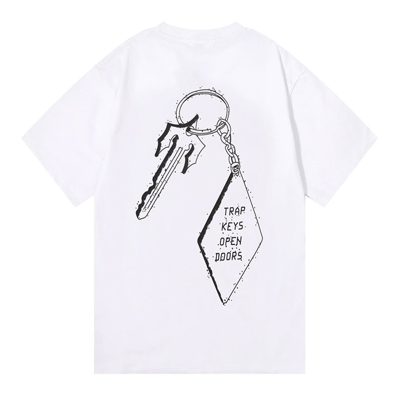 Camiseta Trapstar Trap Star Keys Open Doors Hombre Blancas España | PE00-149