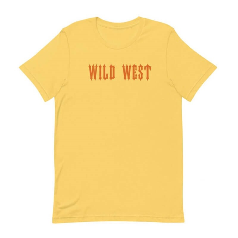 Camiseta Trapstar Wild West Hombre Amarillo España | CF33-981