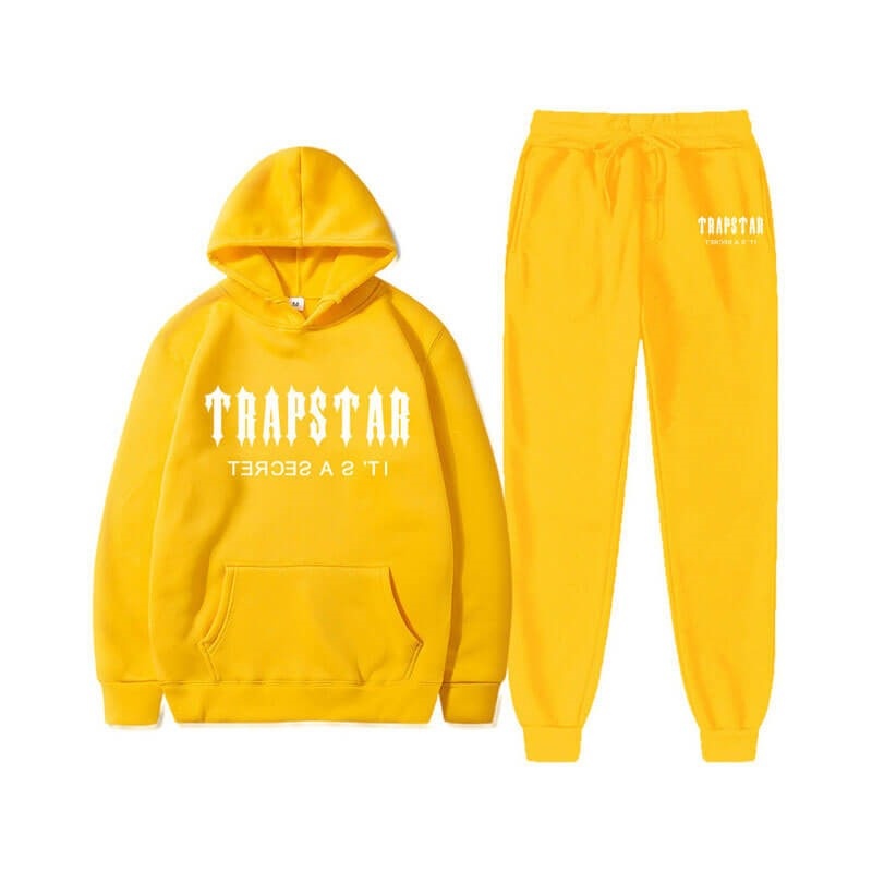 Chándal Trapstar Chenille Decoded Encapuchado Hombre Amarillo España | YW52-371