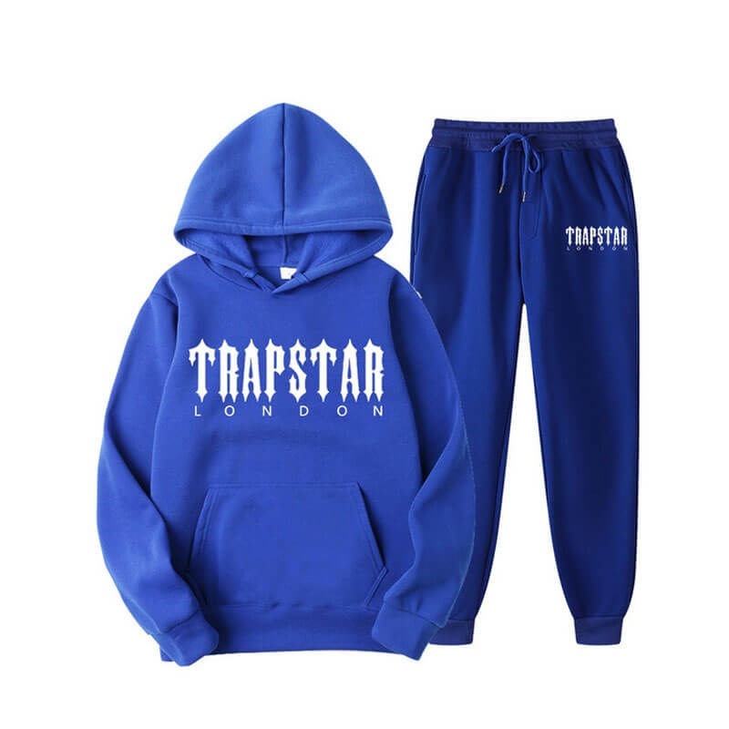 Chándal Trapstar Fleece London Shining Hombre Azules España | BV45-041